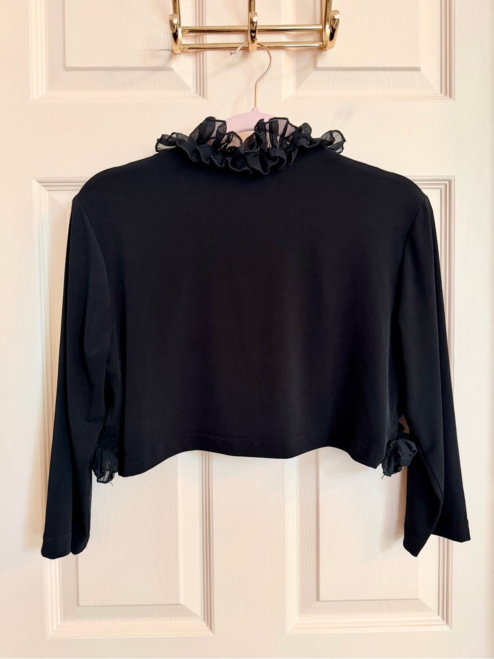 Black dressbarn crop jacket - Picture 4 of 4